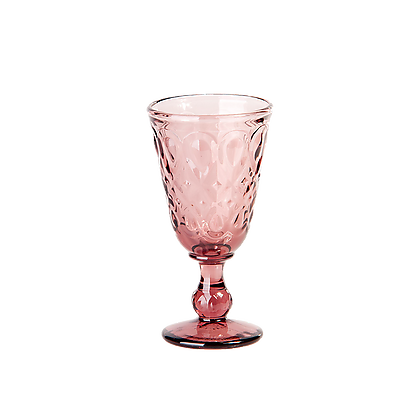 Copa Paul agua/vino lila grabada